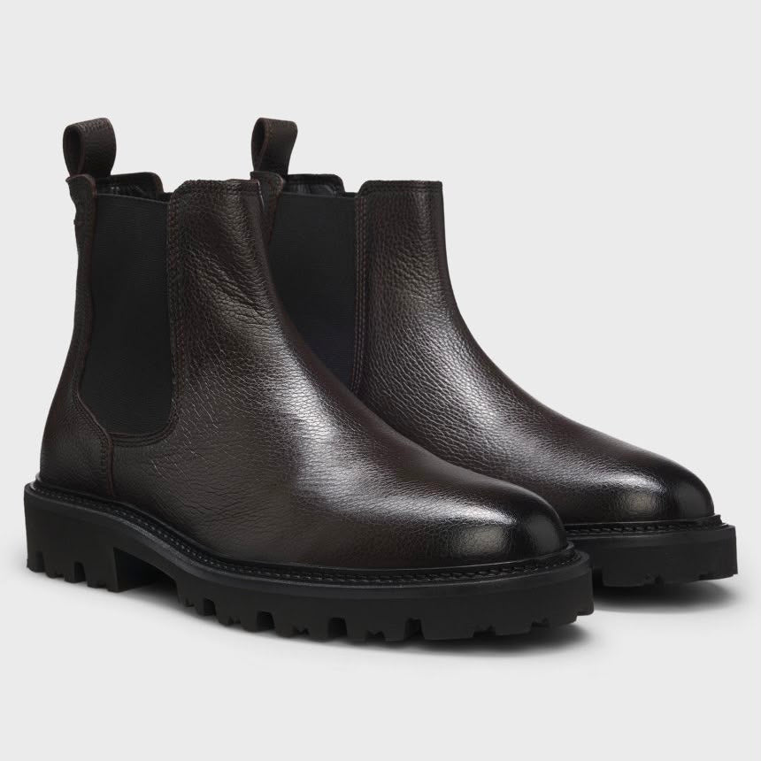 HUGO BOSS Julyo Chelsea Boots – 50552573 –  DARK BROWN