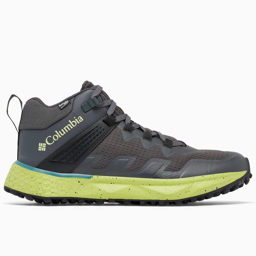 Columbia Facet 75 Mid OutDry Waterproof Hiking Shoes – BM7615-011 – Black / Bright Green