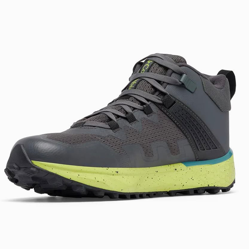Columbia Facet 75 Mid OutDry Waterproof Hiking Shoes – BM7615-011 – Black / Bright Green