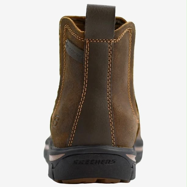 Skechers Relaxed Fit Segment-Dorton Chelsea Boots – 64263-CDB – Dark Brown