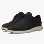 Cole Haan 2.ZERØGRAND Laser Wingtip Oxford – C23807 – Black / Ivory