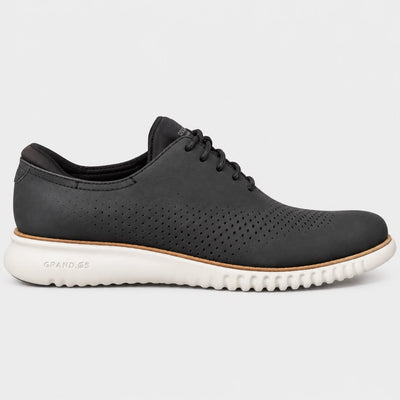 Cole Haan 2.ZERØGRAND Laser Wingtip Oxford – C23807 – Black / Ivory