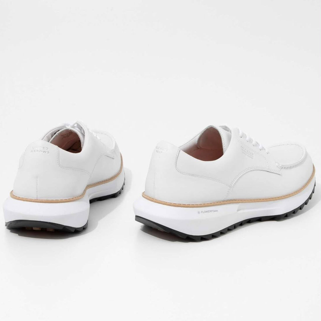 Cole Haan CH x UNITED ARROWS Apron Ashland Golf Shoes – C42292 – White / Black