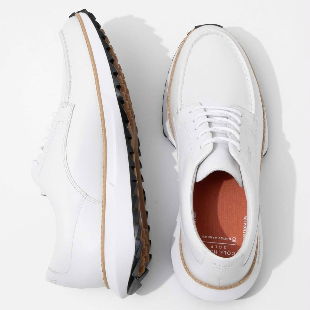 Cole Haan CH x UNITED ARROWS Apron Ashland Golf Shoes – C42292 – White / Black