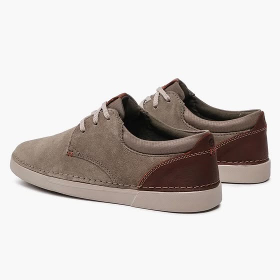Clarks Casual Lace-Up Shoes – 261646747 – Taupe / Brown