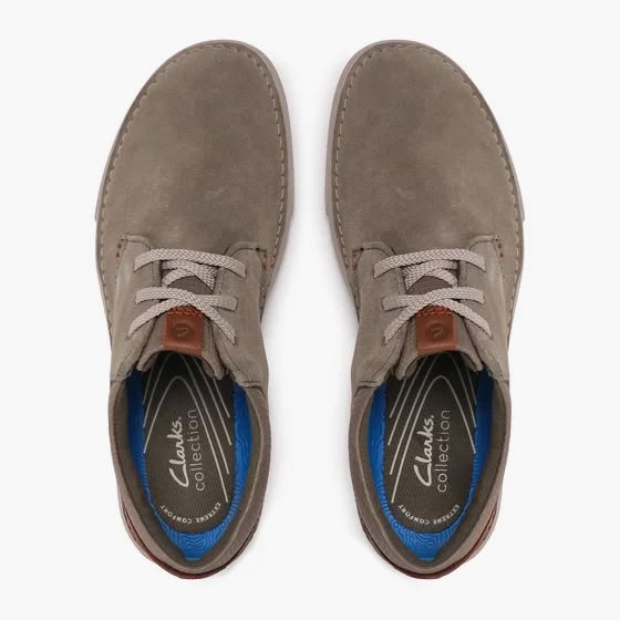 Clarks Casual Lace-Up Shoes – 261646747 – Taupe / Brown