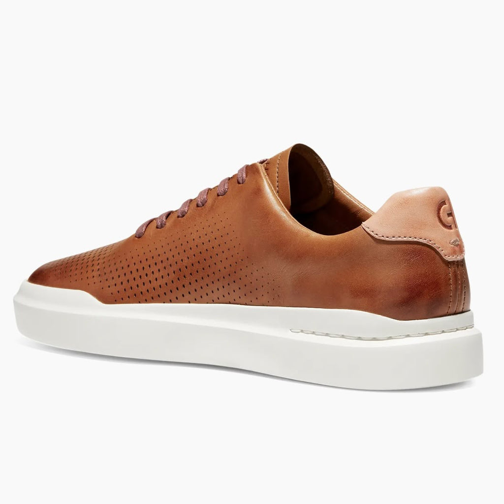 Cole Haan GrandPrø Rally Laser Cut Sneakers – C31218 – British Tan / Ivory