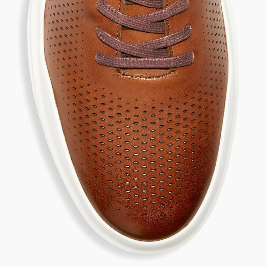 Cole Haan GrandPrø Rally Laser Cut Sneakers – C31218 – British Tan / Ivory