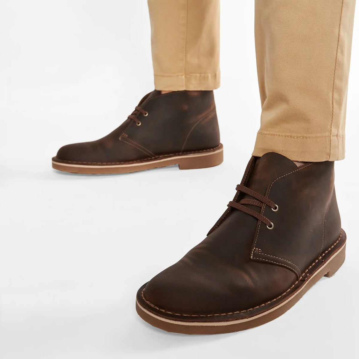 Clarks Bushacre 3 Chukka Boots – 261535287 – Beeswax Brown
