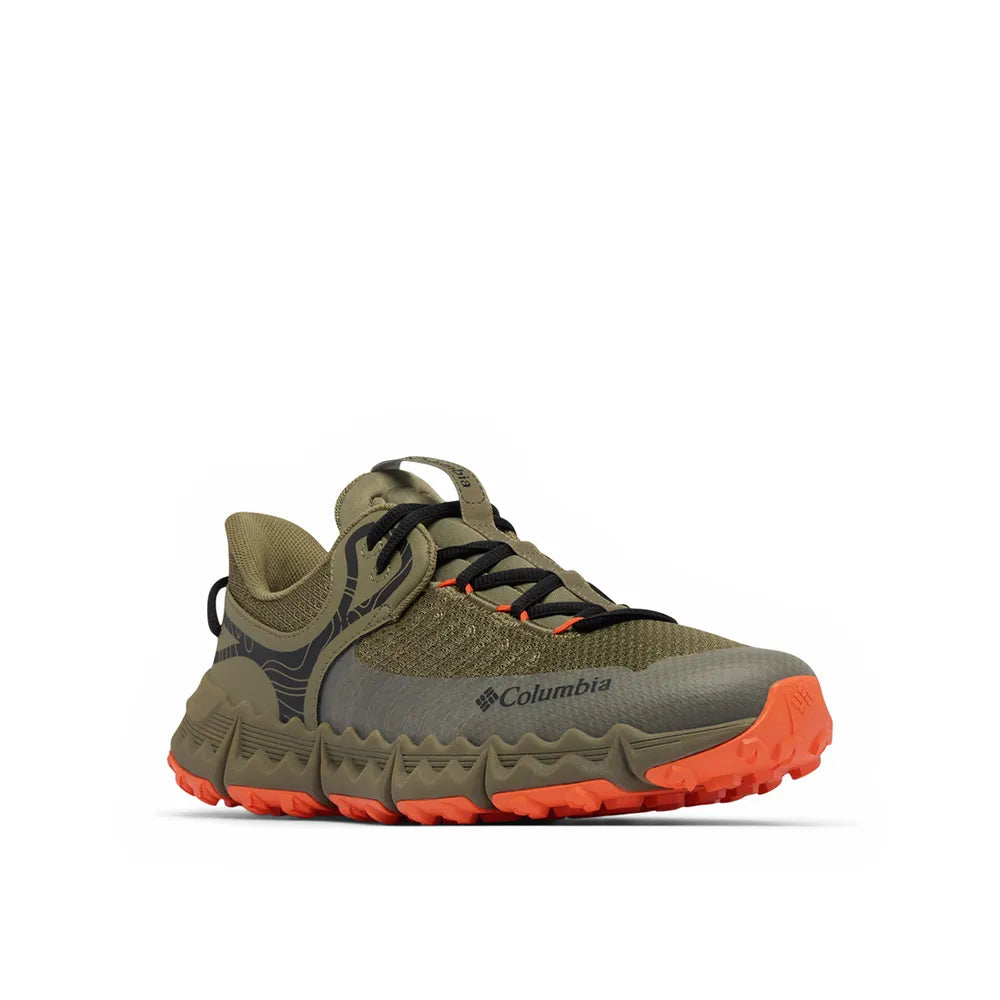 Columbia Voyager FLX Trail Sneakers – BM3321-397 – Stone Green / Tangy Orange