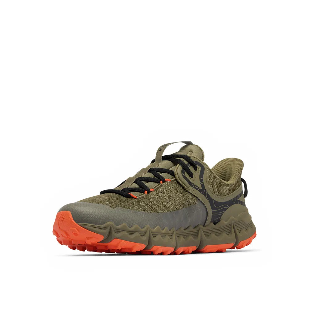 Columbia Voyager FLX Trail Sneakers – BM3321-397 – Stone Green / Tangy Orange
