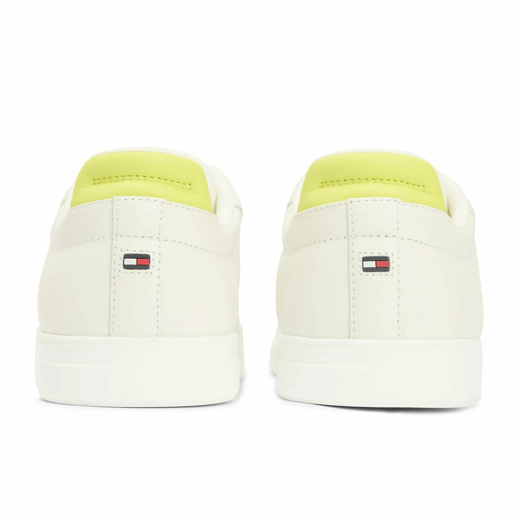 Tommy Hilfiger Icon Court Light Essential – FM0FM05678 – White / Lime Yellow
