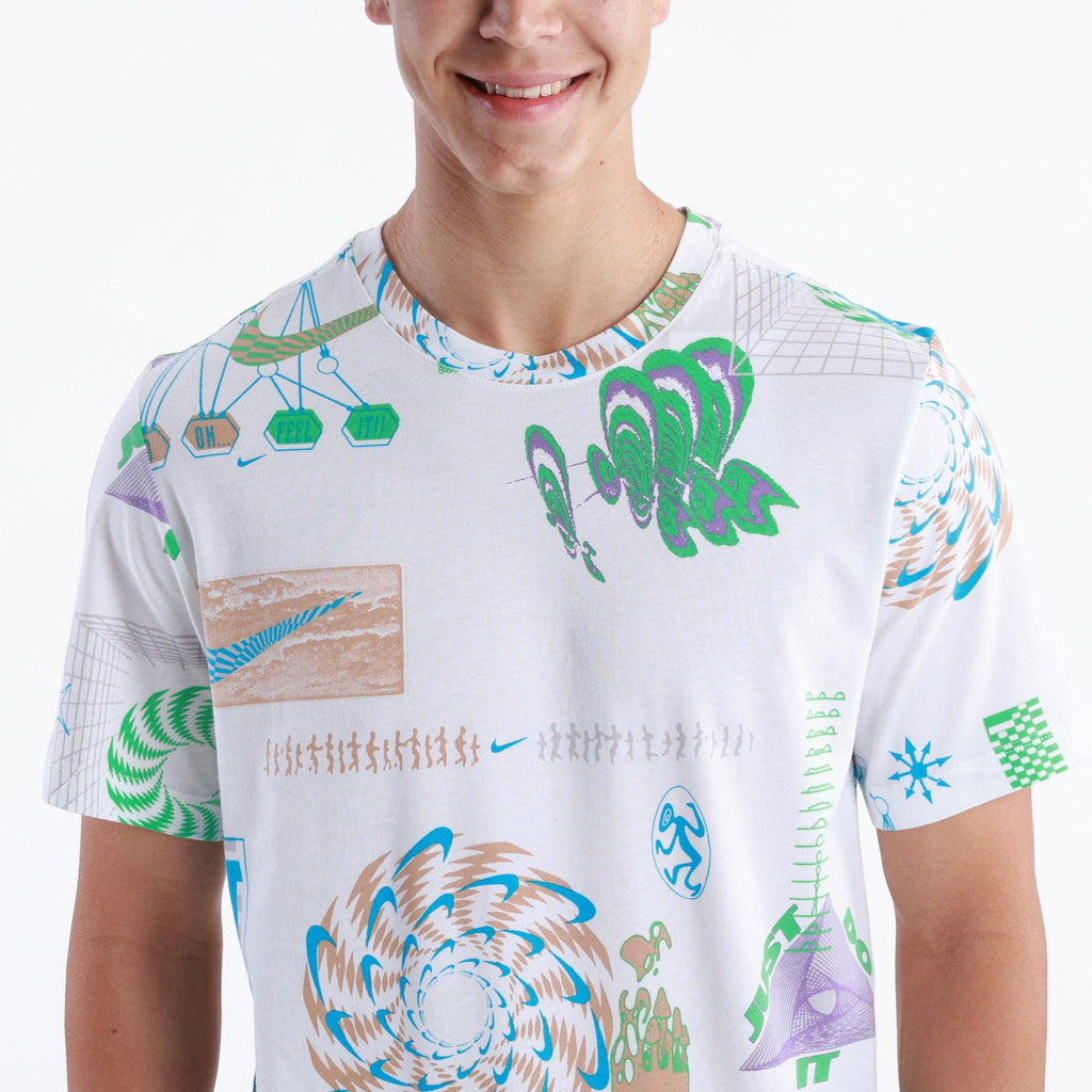 Nike NSW Festival AOP T-Shirt – FB9780-100 – White Multi