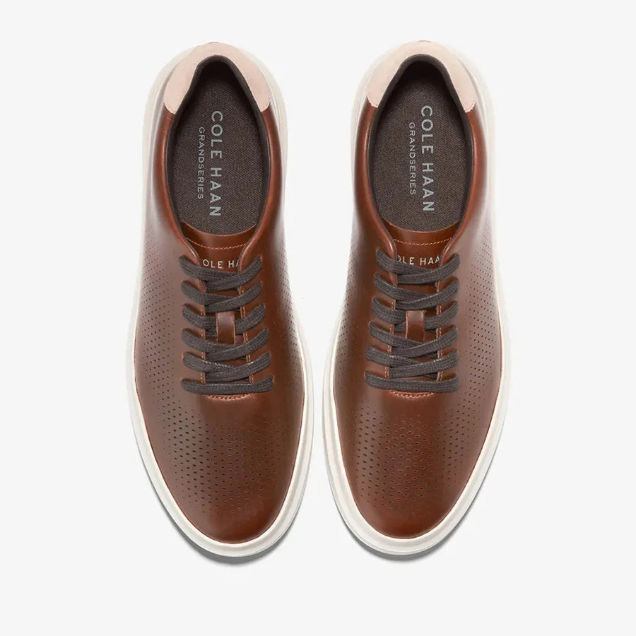 Cole Haan GrandPrø Rally Laser Cut Sneaker – C38963 – Acorn Brown
