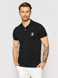 Karl Lagerfeld Logo Patch Polo Shirt – KL21MPL01 – Black