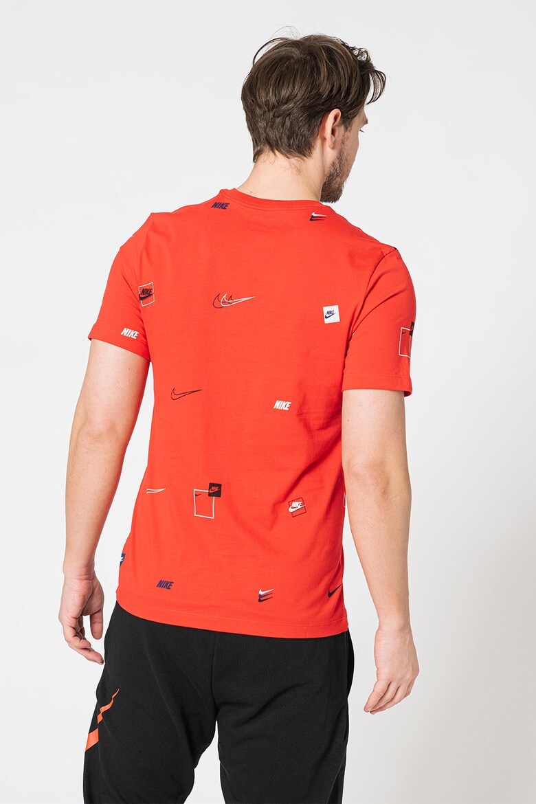 Nike NSW Multi-Logo AOP T-Shirt – DN5246-657 – University Red